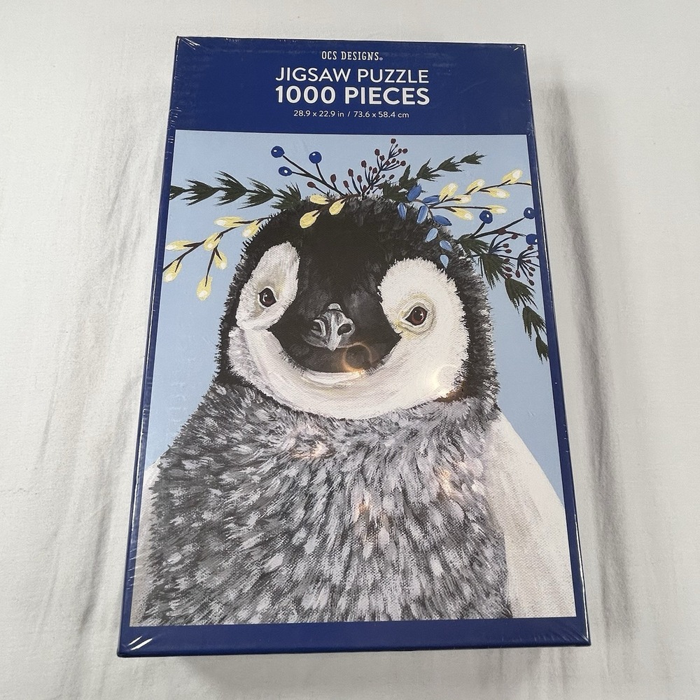 New Adorable Petey Baby Penguin 1000 Pce Jigsaw Puzzle OCS Designs 2022